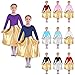 IBTOM CASTLE Little/Big Girls Liturgical Praise Lyrical Dance Dress Loose Fit Full Length Costume Praisewear