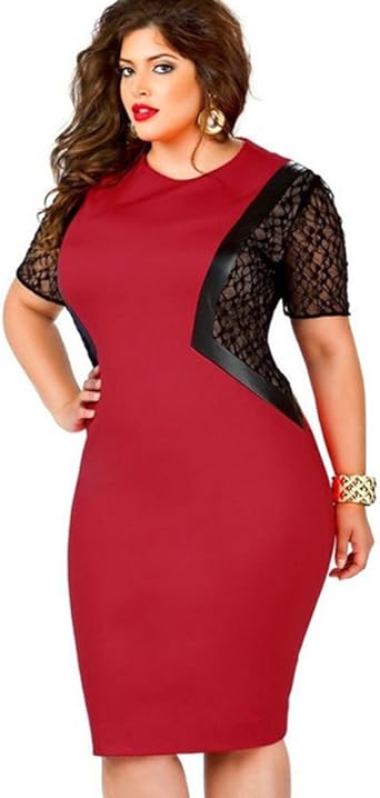 amazon plus size club dresses