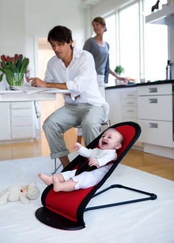 red baby bjorn bouncer