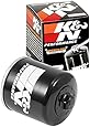 K&N Motorcycle Oil Filter: High Performance Black Oil Filter with 17mm nut designed to be used with synthetic or conventional oils fits Honda, Kawasaki, Triumph, Yamaha Motorcycles KN-204