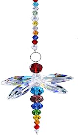 H&D HYALINE & DORA Crystal Dragonfly Rainbow Suncatcher 9.5 cm Pendant