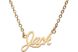 GR859C Name Tag Necklaces for Her His Friends Familys Relationship Memory Jewelry Gift