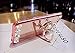 Cute iPhone 7 Case for Girls,Opretty Luxury Crystal Rhinestone Soft Rubber Bumper Bling Diamond Glitter Mirror Makeup Case with Ring Stand Holder for iPhone 7 (Rose Gold)