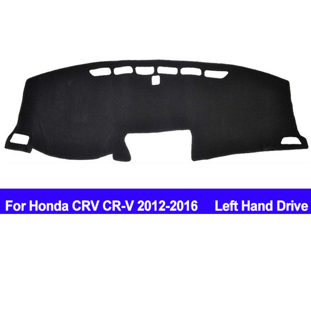 AUCD Car Dashboard Cover Dash Mat Dash Pad DashMat Carpet Anti-UV Non-Slip for Honda CRV CR-V LHD 2012 2013 2014 2015 2016