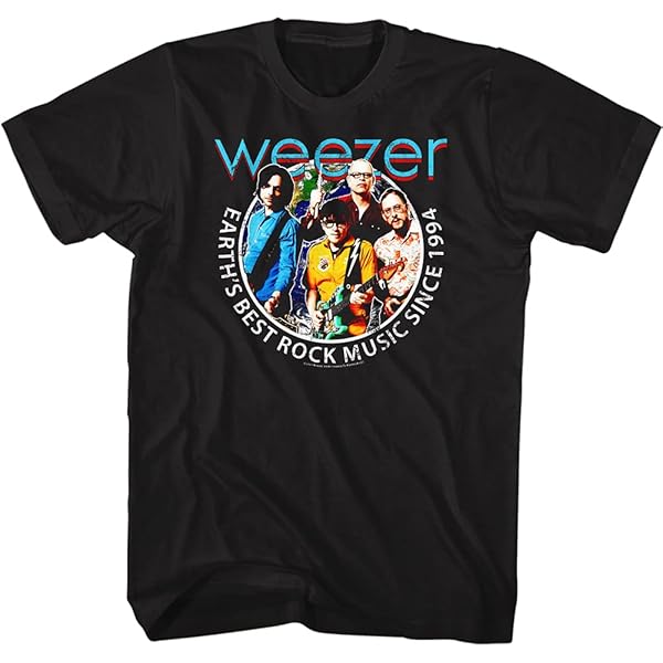Amazon.com: Weezer T Shirt Debut Album Cover Adult Short