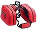 BINGPET Adjustable Dog Backpack for Hiking Camping Travel Pack Outdoor Accessory Saddlebag, Red M