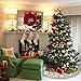 Awtlife Burlap Snowflake Christmas Tree Skirt 30