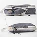 Compact Packing Cubes For Travel - Set of 3 Compression Packaging Cube Bags
