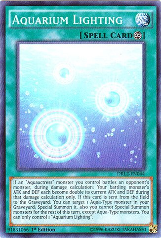 Yu-Gi-Oh! - Aquarium Lighting (DRL2-EN044) - Dragons of Legend 2 - 1st Edition - Super Rare