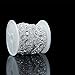 Seasofbeauty Rhinestone Crystal Bridal Dress Applique Trim Wedding Decoration 1yds Silver