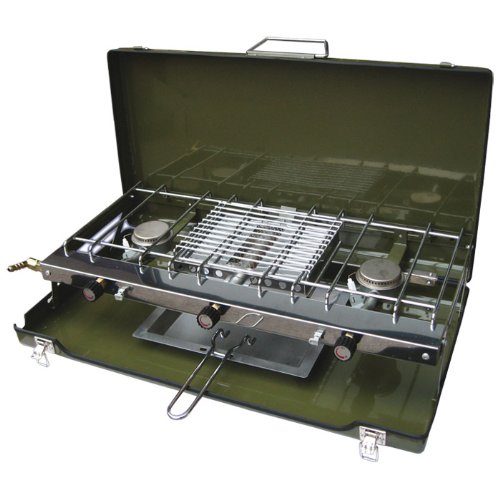 Highlander Folding Double Burner and Grill