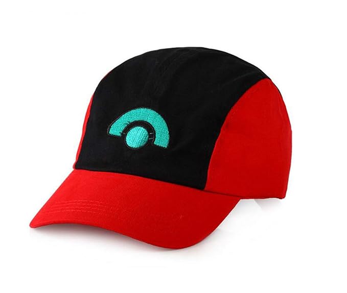 Accessori Red Pokemon Ash Ketchum Baseball Snapback cap Trainer Hat for