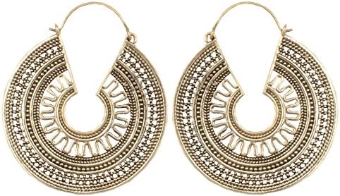 Bohemian Jewelry Vintage Round Pattern Women Dangle Earrings