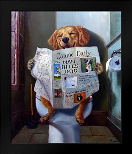 Dog Gone Funny 20x24 Framed Art Print by Heffernan, Lucia