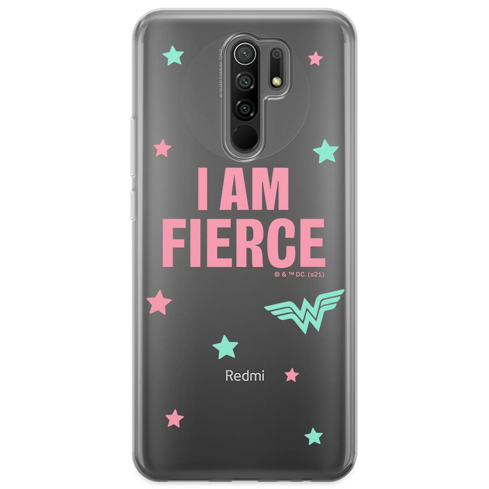 ERT GROUP mobile phone case for Xiaomi REDMI 9 original and officially Licensed DC pattern Wonder Woman 026 optimally adapted to the shape of the mobile phone, partially transparent