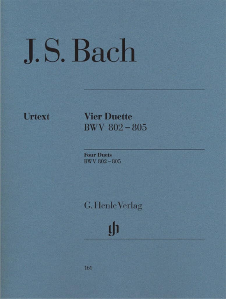 Four Duets BWV 802-805 - piano - (HN 161)