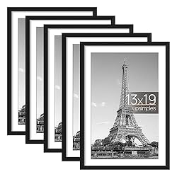 upsimples 13x19 Picture Frame Set of 5,Display