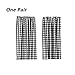 LGHSPOM Buffalo Check Curtains Buffalo Plaid Curtains Blackout Curtains Farmhouse Country Curtains for Living Room, 36x36inch, 2 Pack (Black White)