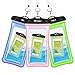 Waterproof Case, 3 Pack iOrange-E Clear Universal Waterproof Case, Transparent Dry Bag, Pouch, Snowproof Dirtproof for iPhone 6S Plus SE 5S, Samsung Galaxy S7 S6, Note 5, Nexus 6P - Blue, Green, Pink