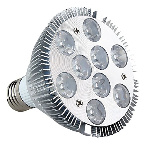 JIAEN E27 LED Grow Lights for Greenhouse Plants,Succulents Grow Light,Cormophytes Grow Light,Blossom Fruit Grow Light(9W, Succulents)