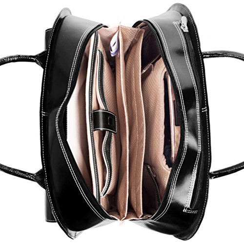 McKleinUSA GRANVILLE 96145A Black Wheeled Ladies' Laptop Case