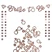 ANEWNICE Glitter Rose Gold Bride to Be Banner Sign Ring Confetti & Circle Dots Glitter Paper Garland for Bride Shower Engagement Party Bridal Shower, Bachelorette Party Decorations