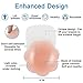 Nipplecovers, Silicone Sticky Bra Reusable Breast Lift Nipple Cover Pasties Strapless Backless Bras 4.3inch(Pink,Flower)