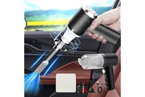GENERIC 120W Powerful Suction Small Car Vacuum Cleaner Today Handheld Car Vacuum Cleaner Mini Dusts Buster with USB Portable Vacuum Cleaner with Cleaning Cloth Todays Daily Deals