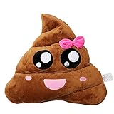 Poop 35cm Emoji Poo Emoticon Brown Triangle Cushion Stuffed Plush Soft Pillow