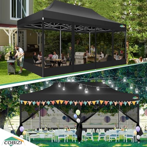 COBIZI 10x20 Heavy Duty Pop Up Canopy Review: Screen Tent with Mosquito Netting image 28