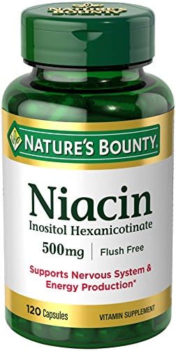 Amazon Com Nature S Bounty Niacin Flush Free 500 Mg Health Personal Care