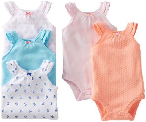 Carter's Baby Girls' 5-pack Bodysuit Set