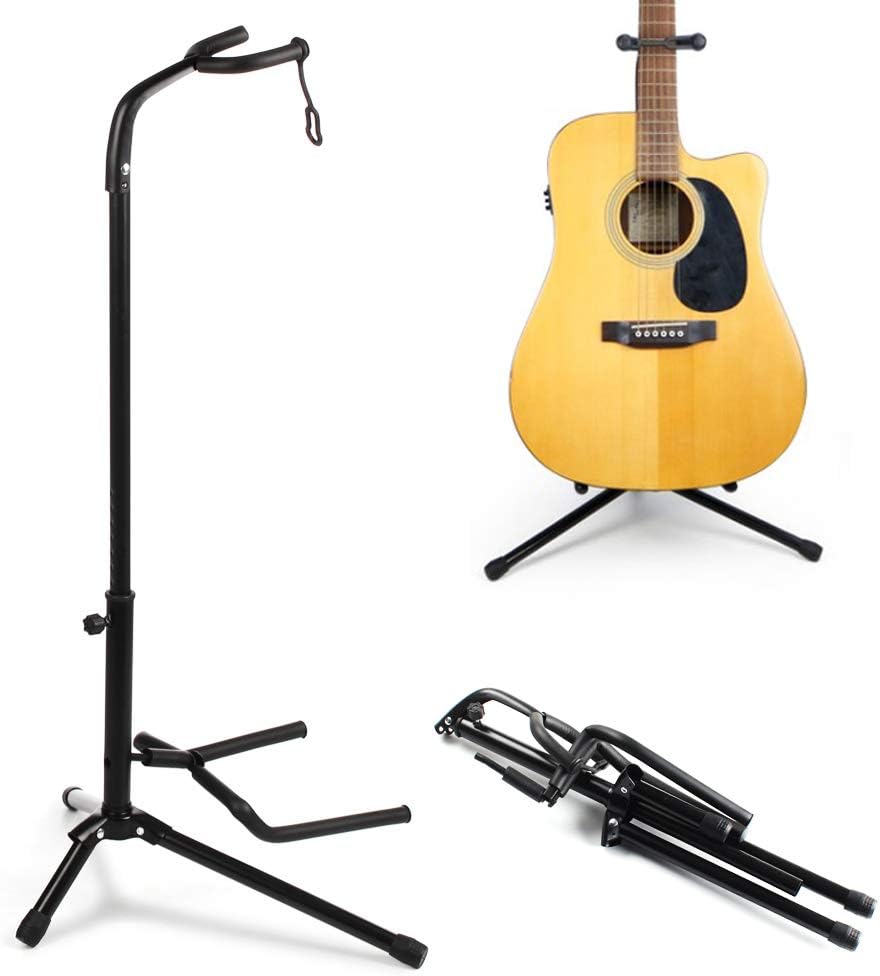 Shoze Guitar Stand Folding Adjustable A frame Stand for All Guitars