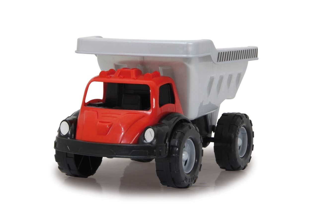 Jamara 460311 - Sandpit Car Big Kip silver/black/red - Approx. 20 kg loading capacity, Loading area tiltable