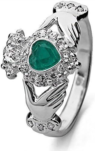 Claddagh Ring LS-RS971 Sterling Silver. Made in Ireland.