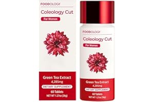 FOODOLOGY Coleology Cut (Pack of 1-60 Tablets, 30 Days) - Green Tea Extract. Vitamins & Minerals.