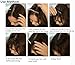 HAIQUAN Hair Bang Human Hair Clip in Bangs Flat Bangs Fashion Fringe Hair Extension (Flat Bangs, Natural Black)