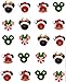 60 Fall / Winter Holiday Mouseketeers Theme Nail Art Decals ( Halloween, Thanksgiving, Christmas)