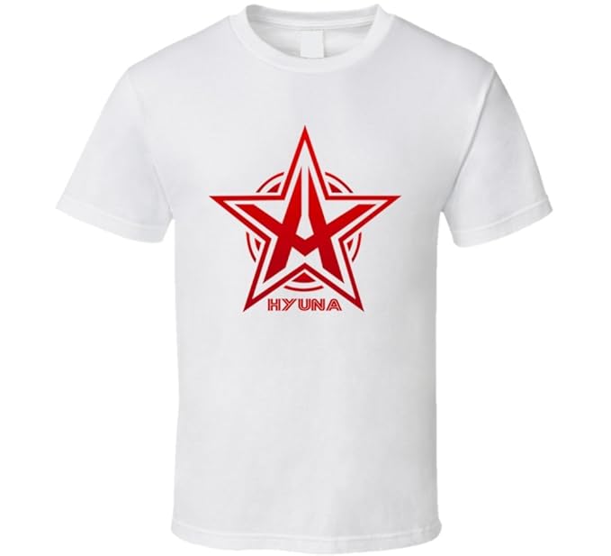Amazon Hyunaバブルk Popロゴtシャツ Tシャツカットソー