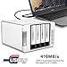 LILIONGTH TerraMaster D4-310 USB3.0 Type C External Hard Drive 4-Bay RAID Enclosure Supports 2 Sets of RAID Storage with 2 USB3.0 HUB’s (Diskless)