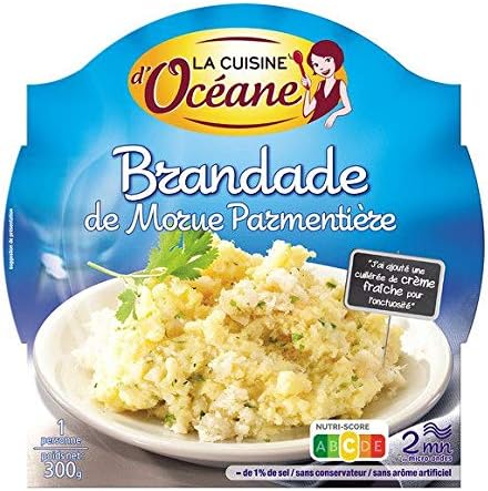 La Cuisine D'Océane - Brandade Cod Parmentière - Brandade De Morue Parmentière - The 300G Container - Price Per Unit - Fast Delivery