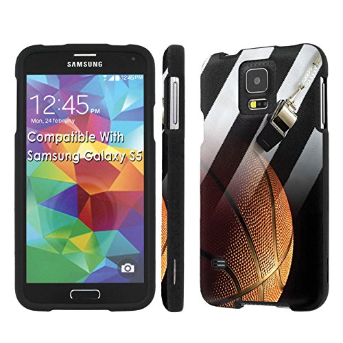 Samsung Galaxy S5 Case, [NakedShield] [Black] Total Armor Protection Case - [Basketball Coach] for Samsung Galaxy S5