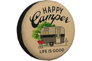 TGKBRMEA Spare Tire Cover Weatherproof Universal Wheel Protectors for RV Camper Travel Trailer SUV Truck 17 Inch