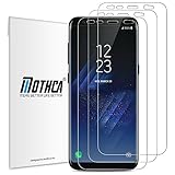 Galaxy S8 Plus Screen Protector (3 Pack) Mothca Segmental Full Coverage Film (Case Friendly) Ultra Thin HD Clear Full Screen Cover Anti-Bubble Guard Shield for Samsung Galaxy S8 +
