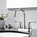 Comllen Modern Chrome Double Handle Basin Vanity Bathroom Faucet, Chrome Lavatory Faucet
