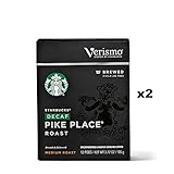 Starbucks Decaf Pike Place Roast Brewed Coffee Verismo Pods (24 Count)