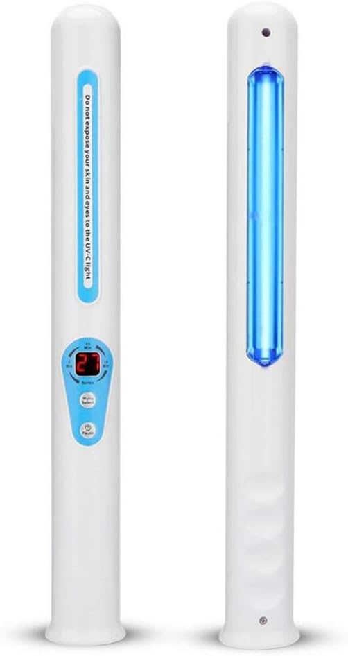 Portable UV Light Sterilizer, Professional UV-C Sanitizer Wand, Ultraviolet Ozone Germicidal Disinfection Lamp, For Home Office And Travel Use to Kills Germs Virus Mold Bacteria