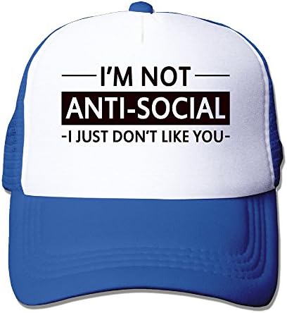 Cap I Am Not Anti-Social I Just Don't Like You Make You Look Like Cool