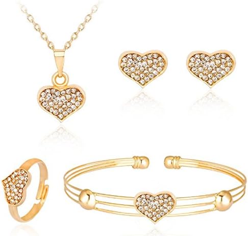 African Costume Necklace Set Party Fashion Women Dubai Gold Plated Jewelry Sets