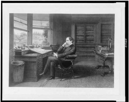 Photographs - INFINITE PHOTOGRAPHS Photo: Charles Dickens in his Study at Gadshill